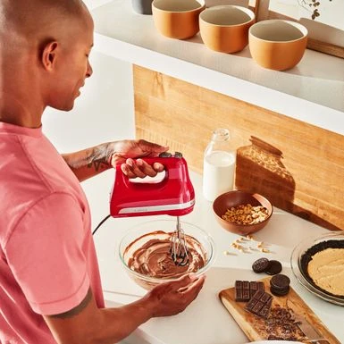 KitchenAid - 6 Speed Hand Mixer With Flex Edge Beaters - KHM6118 - Empire Red 4 KitchenAid - 6 Speed Hand Mixer With Flex Edge Beaters - KHM6118 - Empire Red - Image 2