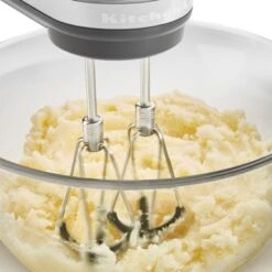 KitchenAid - 6 Speed Hand Mixer With Flex Edge Beaters - KHM6118 - Contour Silver -Kitchenaid 279d4fef 23e0 5df5 b0df 714cd7274cfb