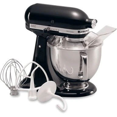 KitchenAid Artisan Series 325-Watt Tilt-Back Head Stand Mixer In Onyx Black 4 KitchenAid Artisan Series 325-Watt Tilt-Back Head Stand Mixer In Onyx Black - Image 2