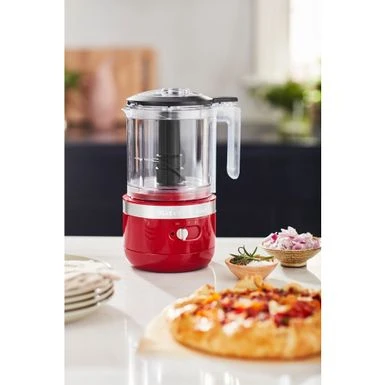 KitchenAid Cordless 5-Cup Food Chopper With Multi-Purpose Blade And Whisk Accessory In Empire Red 5 KitchenAid Cordless 5-Cup Food Chopper With Multi-Purpose Blade And Whisk Accessory In Empire Red - Image 3