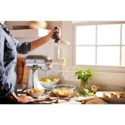 KitchenAid - Food Grinder Attachment - White -Kitchenaid 36aa41cb 2180 405a ab05 dcf8bace81fa