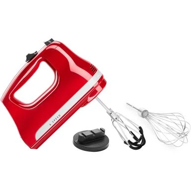 KitchenAid - 6 Speed Hand Mixer With Flex Edge Beaters - KHM6118 - Empire Red 5 KitchenAid - 6 Speed Hand Mixer With Flex Edge Beaters - KHM6118 - Empire Red - Image 3