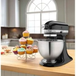 KitchenAid - Classic Series 4.5 Quart Tilt-Head Stand Mixer - K45SSOB - Onyx Black -Kitchenaid 49b8e8c9 9b39 59b4 a0c0 9d891d2a364a
