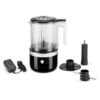 KitchenAid Cordless 5-Cup Food Chopper With Multi-Purpose Blade And Whisk Accessory In Onyx Black -Kitchenaid 5760dbf4 65fb 49e7 a1fe 3bfd7686ad89
