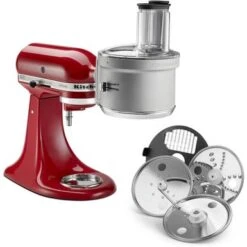 KitchenAid - KSM2FPA Food Processor Attachment Kit With Commercial Style Dicing - Plata -Kitchenaid 5f396afc 15aa 4f15 9620 3d1c4f74c72f