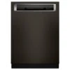 KitchenAid 44 DBA Dishwashers With Clean Water Wash System And PrintShield™ Finish, Pocket Handle