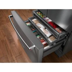 KitchenAid 26.8 Cu. Ft. 36-Inch Width Standard Depth French Door Refrigerator With Exterior Ice And Water Platinum Interior -Kitchenaid 7068286 1556364139 getMediaType