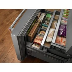 KitchenAid 26.8 Cu. Ft. 36-Inch Width Standard Depth French Door Refrigerator With Exterior Ice And Water Platinum Interior -Kitchenaid 7068287 1556364140 getMediaType