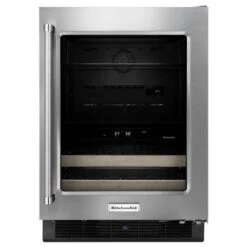KitchenAid 24" Beverage Center With Glass Door And Wood-Front Racks 8 KitchenAid 24" Beverage Center With Glass Door And Wood-Front Racks -Kitchenaid 7068480 1556364181 getMediaType