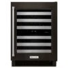 KitchenAid 24" Stainless Steel Wine Cellar With Metal-Front Racks