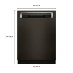 KitchenAid 44 DBA Dishwashers With Clean Water Wash System And PrintShield™ Finish, Pocket Handle -Kitchenaid 7347346 1575101022 additional p180288kx 011z