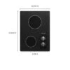 KitchenAid 15" Electric Cooktop With 2 Radiant Elements 2 KitchenAid 15" Electric Cooktop With 2 Radiant Elements -Kitchenaid 7347387 1575100949 additional p180288kx 144z