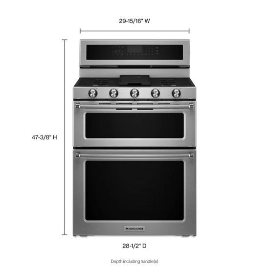 KitchenAid 30-Inch 5 Burner Dual Fuel Double Oven Convection Range 7 KitchenAid 30-Inch 5 Burner Dual Fuel Double Oven Convection Range - Image 5