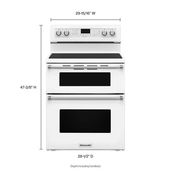 KitchenAid 30-Inch 5 Burner Electric Double Oven Convection Range 4 KitchenAid 30-Inch 5 Burner Electric Double Oven Convection Range - Image 2
