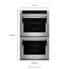 KitchenAid 27" Double Wall Oven With Even-Heat™ Thermal Bake/Broil -Kitchenaid 7347444 1575100981 additional p180288kx 072z