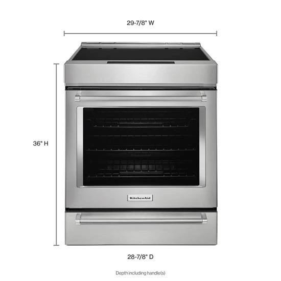 KitchenAid 30-Inch 4-Element Induction Slide-In Convection Range With Baking Drawer 6 KitchenAid 30-Inch 4-Element Induction Slide-In Convection Range With Baking Drawer - Image 4