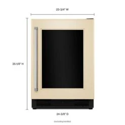 KitchenAid 24" Panel Ready Beverage Center With Glass Door