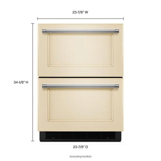 KitchenAid 24" Panel Ready Refrigerator/Freezer Drawer 4 KitchenAid 24" Panel Ready Refrigerator/Freezer Drawer - Image 2