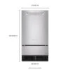 KitchenAid® 18'' Automatic Ice Maker With PrintShield™ Finish -Kitchenaid 7386532 1582358631 additional p180288kx 154z