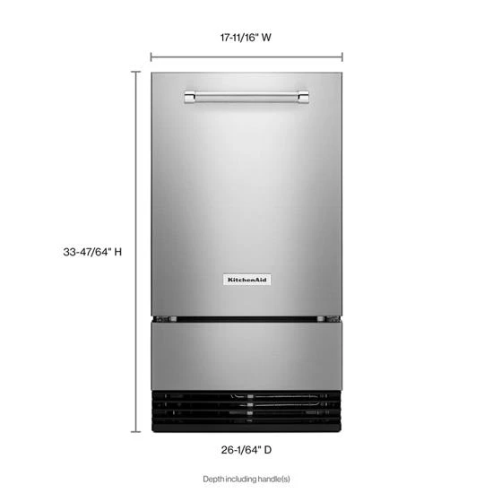 KitchenAid® 18" Outdoor Automatic Ice Maker 3 KitchenAid® 18" Outdoor Automatic Ice Maker