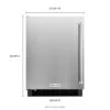 KitchenAid 24" Undercounter Refrigerator With Stainless Steel Door -Kitchenaid 7386544 1582358583 additional p180288kx 164z