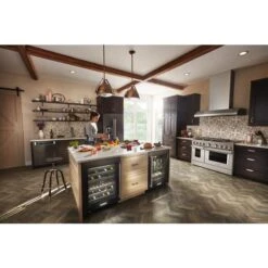 KitchenAid 48'' 585 Or 1170 CFM Motor Class Commercial-Style Wall-Mount Canopy Range Hood -Kitchenaid 7449635 1595055801 set talent p190288kc 089z