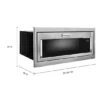 KitchenAid 1000 Watt Built-In Low Profile Microwave With Slim Trim Kit -Kitchenaid 7488970 1602918218 dimension p200330kc 030z