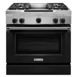 KitchenAid 36'' 4-Burner With Griddle, Dual Fuel Freestanding Range, Commercial-Style -Kitchenaid 7639494 1620457864 getMediaType