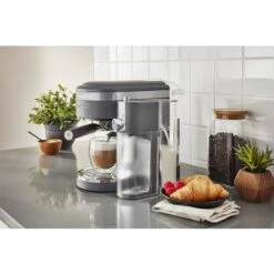 KitchenAid Semi-Automatic Espresso Machine And Automatic Milk Frother Attachment
