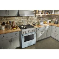 KitchenAid® 30'' Smart Commercial-Style Dual Fuel Range With 4 Burners -Kitchenaid 7733840 1626505646 set p190287kc 145z