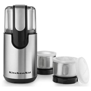 KitchenAid Blade Coffee And Spice Grinder With Separate Grinding Bowls/Blades In Onyx Black 3 KitchenAid Blade Coffee And Spice Grinder With Separate Grinding Bowls/Blades In Onyx Black
