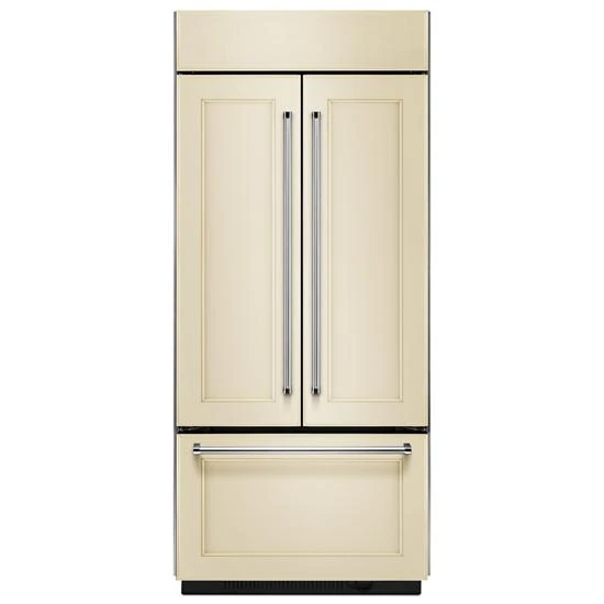 KitchenAid 20.8 Cu. Ft. 36" Width Built In Panel Ready French Door Refrigerator With Platinum Interior Design 3 KitchenAid 20.8 Cu. Ft. 36" Width Built In Panel Ready French Door Refrigerator With Platinum Interior Design