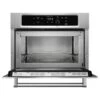KitchenAid 24" Built In Microwave Oven With 1000 Watt Cooking -Kitchenaid 7860106 1635577567 open p160253 21z