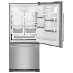 KitchenAid 19 Cu. Ft. 30-Inch Width Full Depth Non Dispense Bottom Mount Refrigerator -Kitchenaid 7860746 1635577507 open p150412 2z
