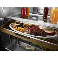 KitchenAid 23.8 Cu. Ft. 36" Counter-Depth French Door Platinum Interior Refrigerator -Kitchenaid 7860824 1635577608 feature p160380 22z