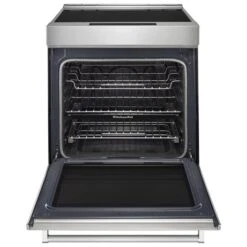 KitchenAid 30-Inch 4-Element Induction Slide-In Convection Range With Baking Drawer 10 KitchenAid 30-Inch 4-Element Induction Slide-In Convection Range With Baking Drawer -Kitchenaid 7861071 1635577613 open p150330 14z
