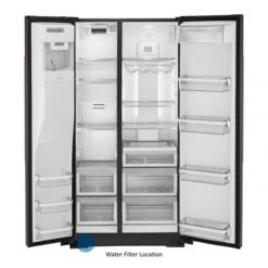 KitchenAid 22.6 Cu Ft. Counter-Depth Side-by-Side Refrigerator With Exterior Ice And Water And PrintShield™ Finish 12 KitchenAid 22.6 Cu Ft. Counter-Depth Side-by-Side Refrigerator With Exterior Ice And Water And PrintShield™ Finish -Kitchenaid 8063563 1657868628 open p190589kr 047z