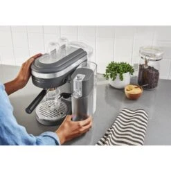 KitchenAid Semi-Automatic Espresso Machine And Automatic Milk Frother Attachment 13 KitchenAid Semi-Automatic Espresso Machine And Automatic Milk Frother Attachment -Kitchenaid 8080916 1659164994 feature talent p210046kp 022z
