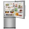 KitchenAid 19 Cu. Ft. 30-Inch Width Full Depth Non Dispense Bottom Mount Refrigerator 1 KitchenAid 19 Cu. Ft. 30-Inch Width Full Depth Non Dispense Bottom Mount Refrigerator -Kitchenaid 8082599 1659164570 open propped p150412 3z