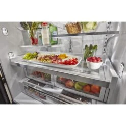 KitchenAid 26.8 Cu. Ft. 36-Inch Width Standard Depth French Door Refrigerator With Exterior Ice And Water And PrintShield™ Finish -Kitchenaid 8082683 1659164845 feature p180013 31z