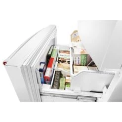 KitchenAid 26.8 Cu. Ft. 36-Inch Width Standard Depth French Door Refrigerator With Exterior Ice And Water