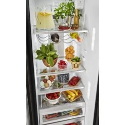 KitchenAid 22.6 Cu Ft. Counter-Depth Side-by-Side Refrigerator With Exterior Ice And Water And PrintShield™ Finish