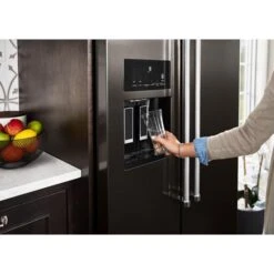 KitchenAid 22.6 Cu Ft. Counter-Depth Side-by-Side Refrigerator With Exterior Ice And Water And PrintShield™ Finish 11 KitchenAid 22.6 Cu Ft. Counter-Depth Side-by-Side Refrigerator With Exterior Ice And Water And PrintShield™ Finish -Kitchenaid 8082791 1659164863 set talent p190589kr 042z