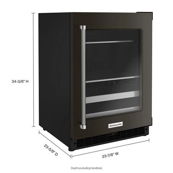 KitchenAid 24" Beverage Center With Glass Door And Metal-Front Racks 3 KitchenAid 24" Beverage Center With Glass Door And Metal-Front Racks