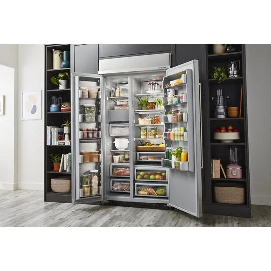 KitchenAid 30 Cu. Ft. 48" Built-In Side-by-Side Refrigerator With PrintShield™ Finish 4 KitchenAid 30 Cu. Ft. 48" Built-In Side-by-Side Refrigerator With PrintShield™ Finish - Image 2