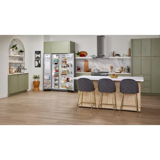 KitchenAid 24.8 Cu Ft. Side-by-Side Refrigerator With Exterior Ice And Water And PrintShield™ Finish 4 KitchenAid 24.8 Cu Ft. Side-by-Side Refrigerator With Exterior Ice And Water And PrintShield™ Finish - Image 2