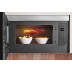 KitchenAid Over-The-Range Microwave With Flush Built-In Design -Kitchenaid 8521997 1697008152 open propped d220209kc 034z