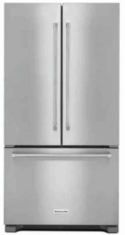KitchenAid 22 Cu. Ft. 36-Inch Width Counter Depth French Door Refrigerator With Interior Dispense