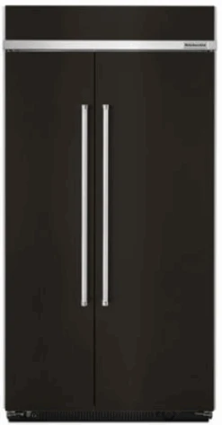 KitchenAid 25.5 Cu. Ft 42-Inch Width Built-In Side By Side Refrigerator With PrintShield™ Finish
