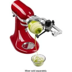 KitchenAid - 5 Blade Spiralizer With Peel, Core And Slice - Metal -Kitchenaid a4b7a64c 6d3a 5d1c 8fb6 9b236245a2ac